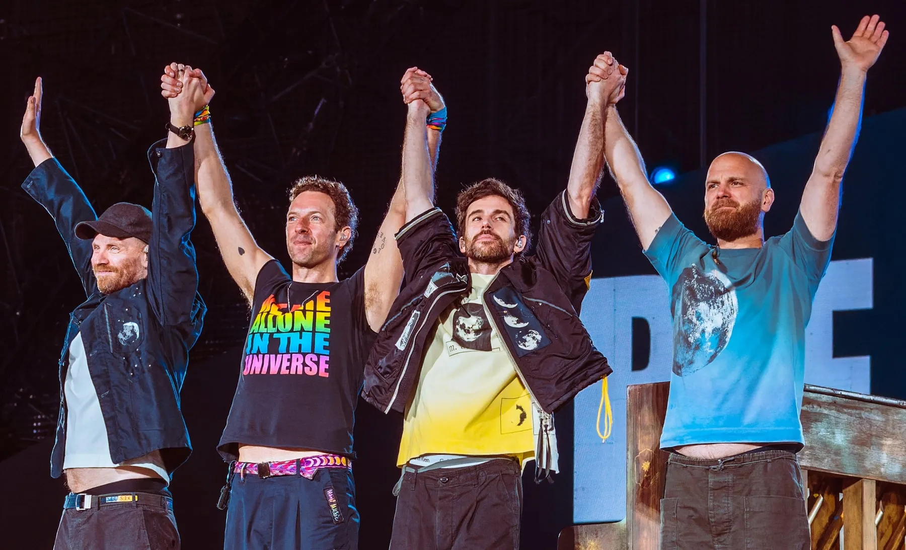 Coldplay band photograph
