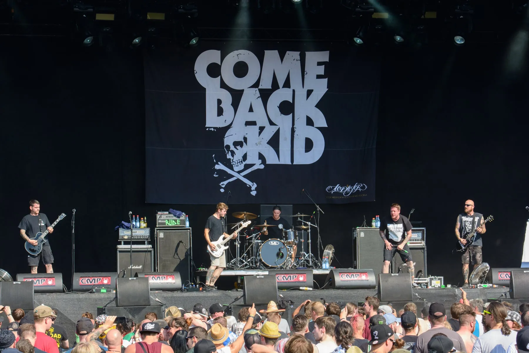 Comeback Kid band photograph