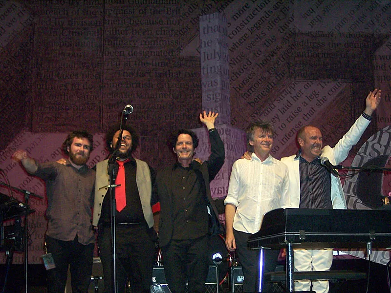 Crowded House band photograph