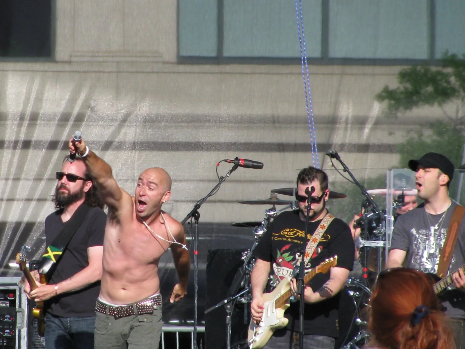 Live band photograph
